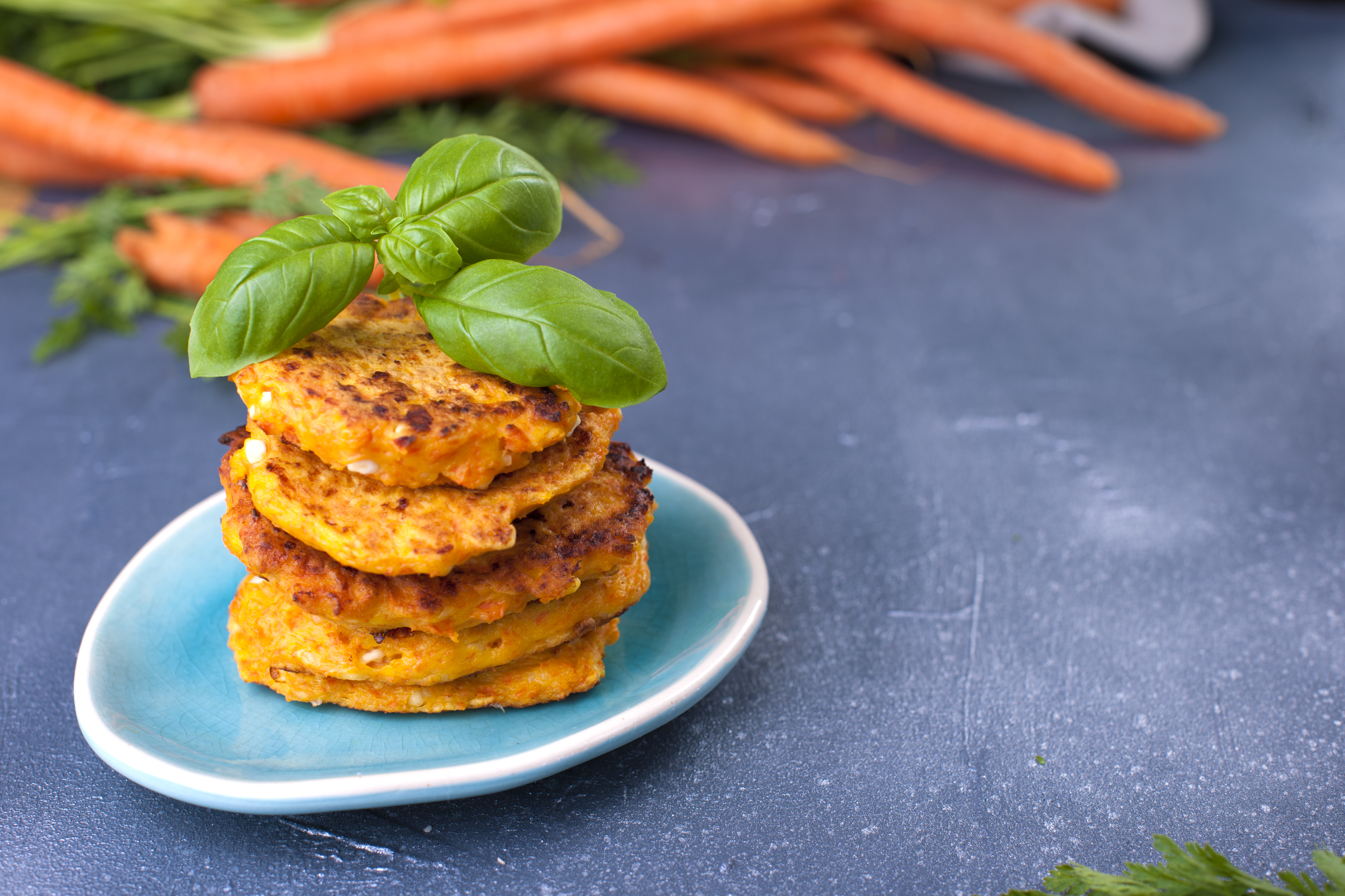Pancakes de zanahoria, una receta ideal para desayunar