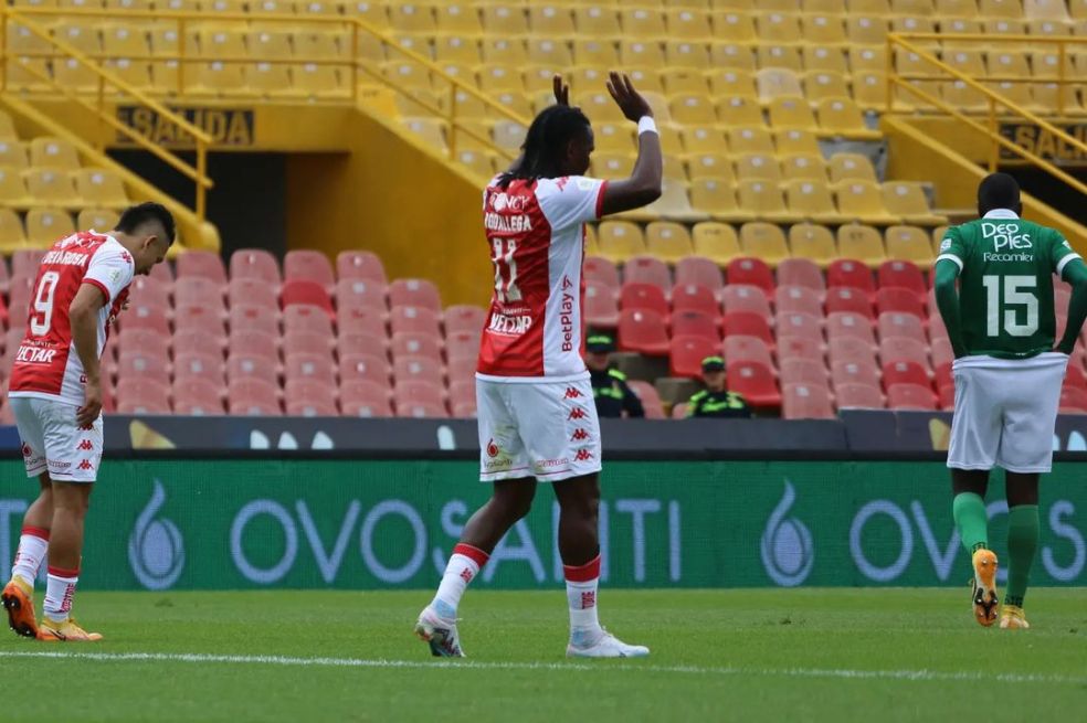 Con Rodallega como figura, Santa Fe venció a Cali en El Campín