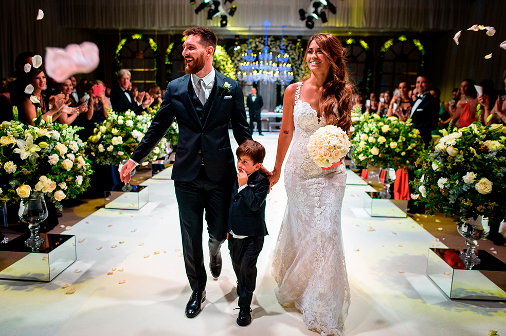 La dedicatoria de Antonella Roccuzzo a Messi tras la boda