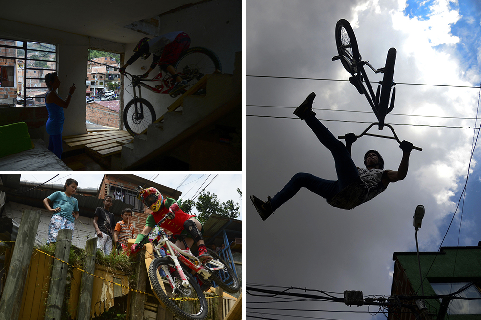 La adrenalina en dos ruedas se tomó la comuna 13 de Medellín