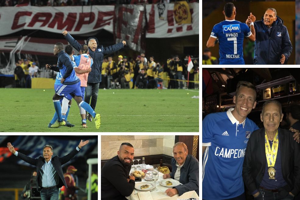 Los campeones de Millonarios se despiden de Russo: “Tu liderazgo nos hizo creer”