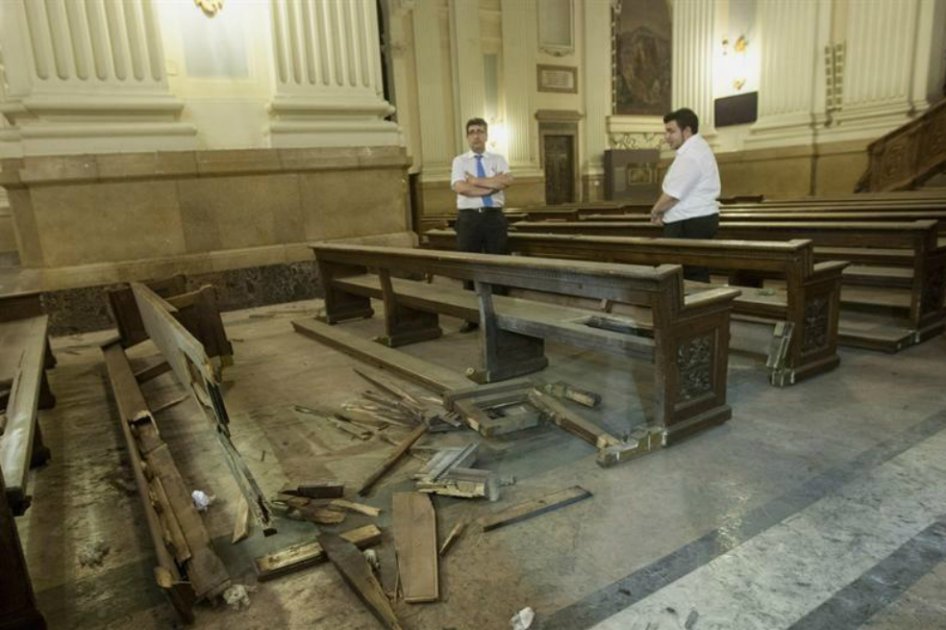 Detienen 14 miembros de Grupos Anarquistas Coordinados por atentados a iglesias en España