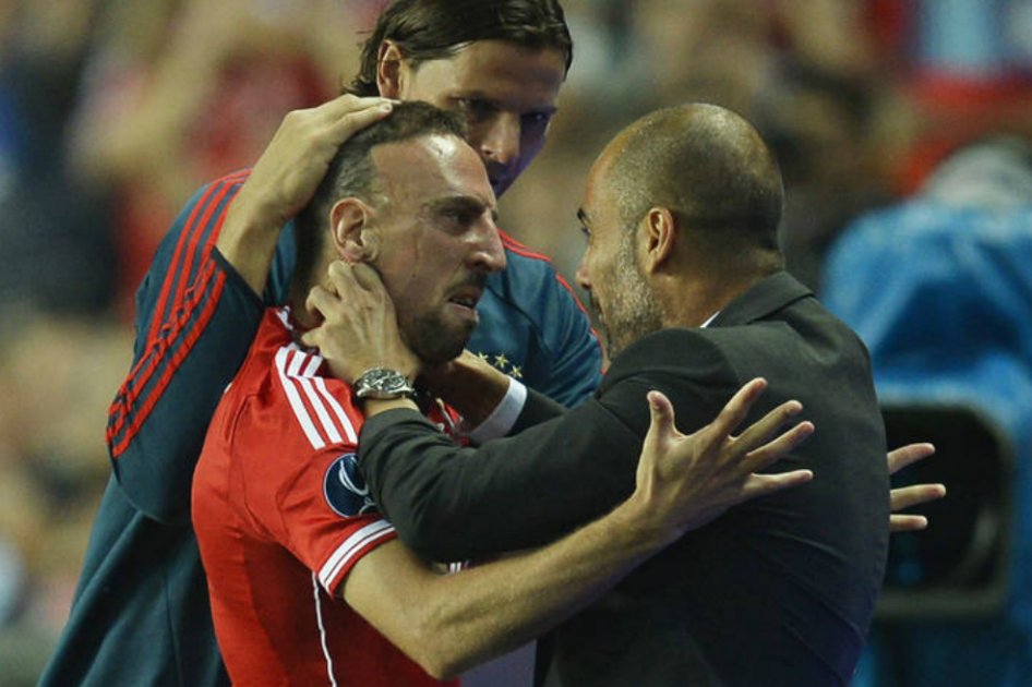 Ribery descontento con rotaciones de Guardiola