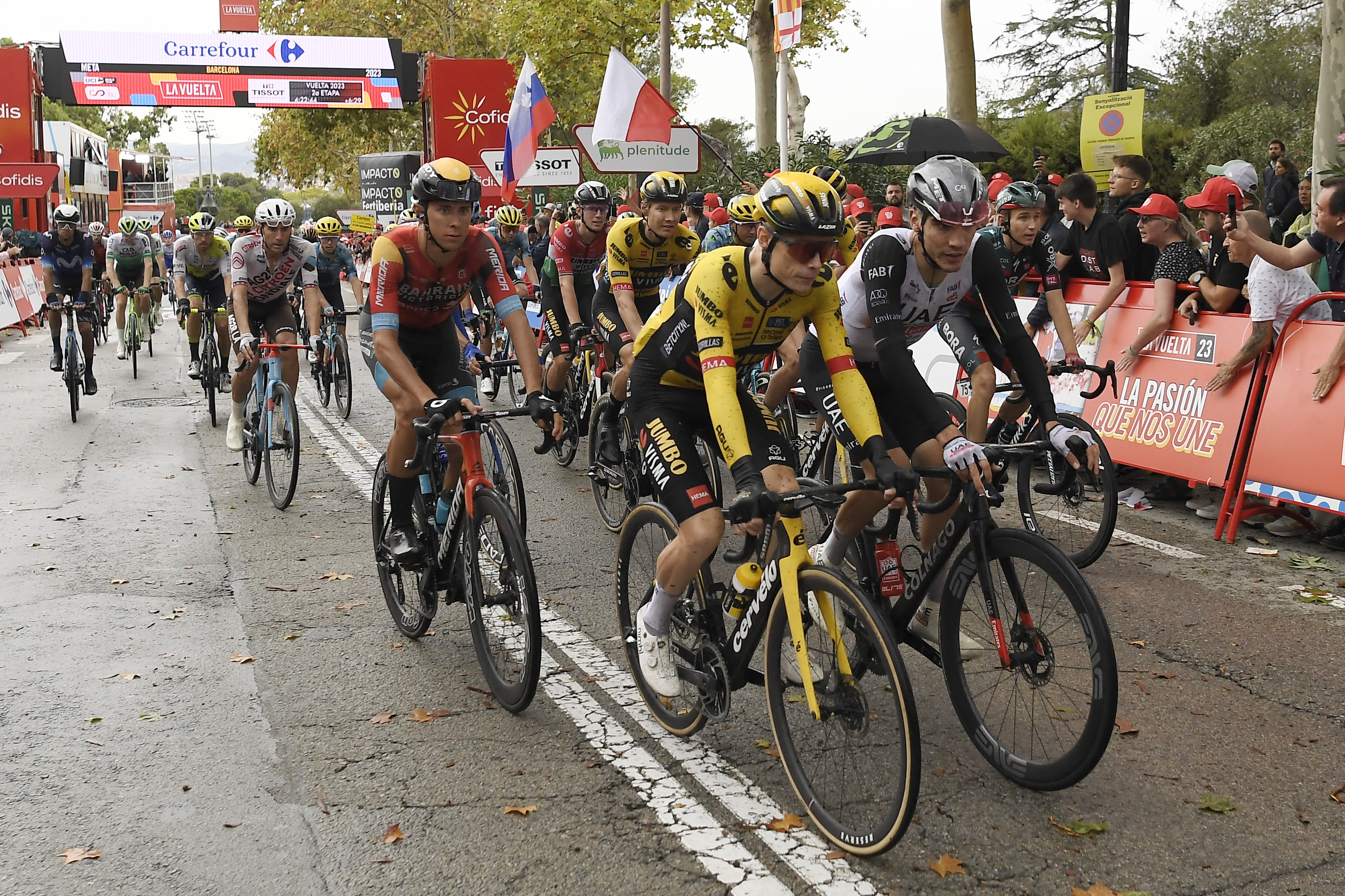 Segunda etapa de la Vuelta a España.