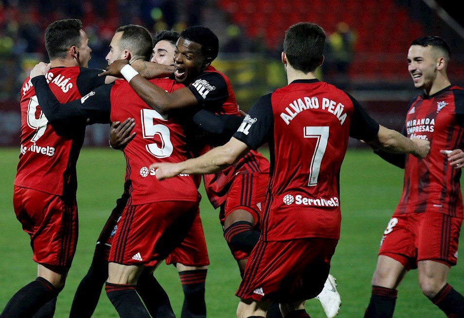 El Mirandés jugará las semifinales de la Copa del Rey