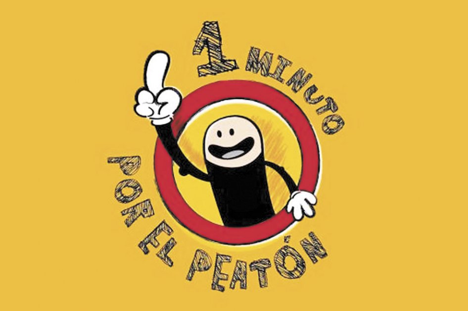 Un minuto de silencio por el peatón