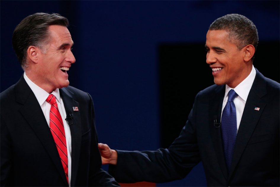 Primer encuentro entre Obama y Romney tras las elecciones