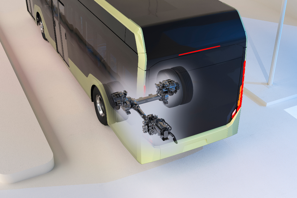 Chasís de bus eléctrico Volvo BZL.