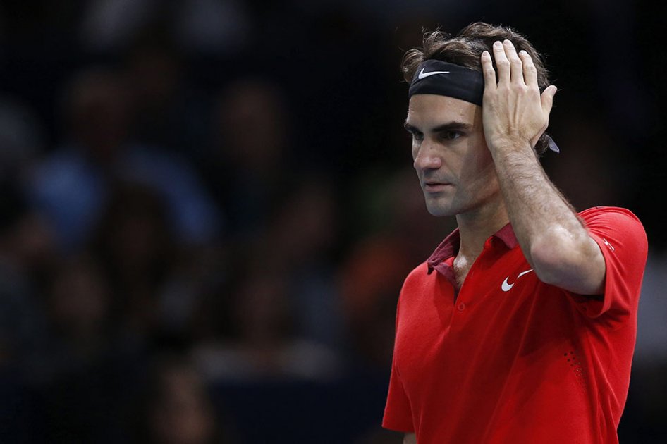 Federer, eliminado en París-Bercy. Foto: AFP