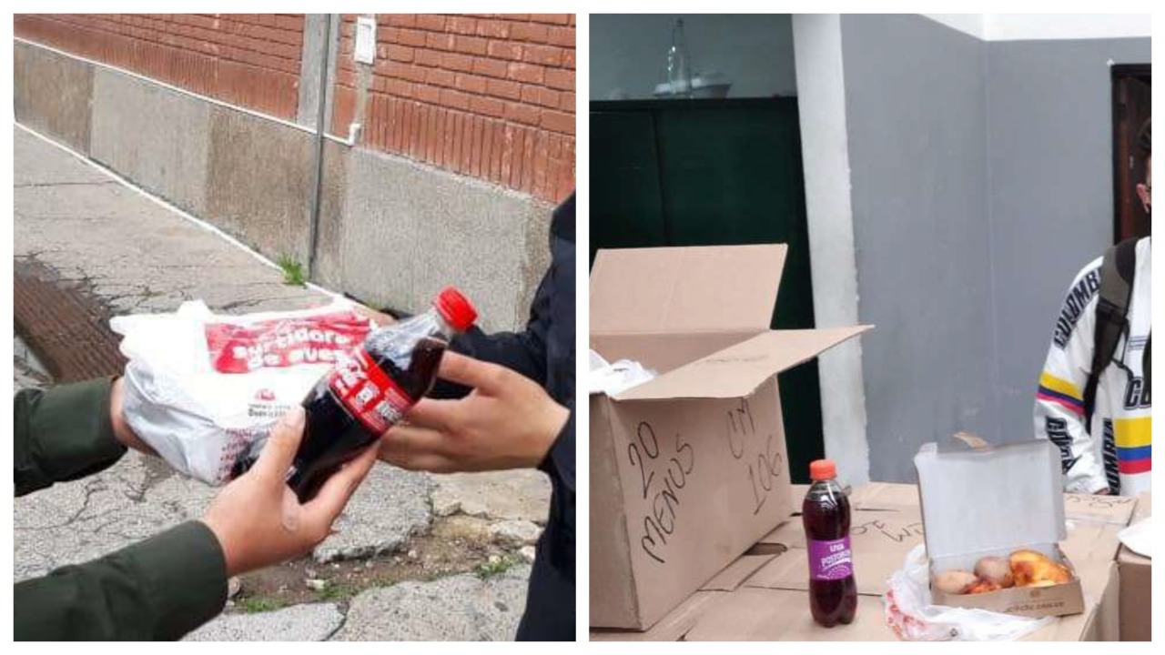 ¿A policías los alimentaron en las protestas con el pollo más caro de Bogotá?