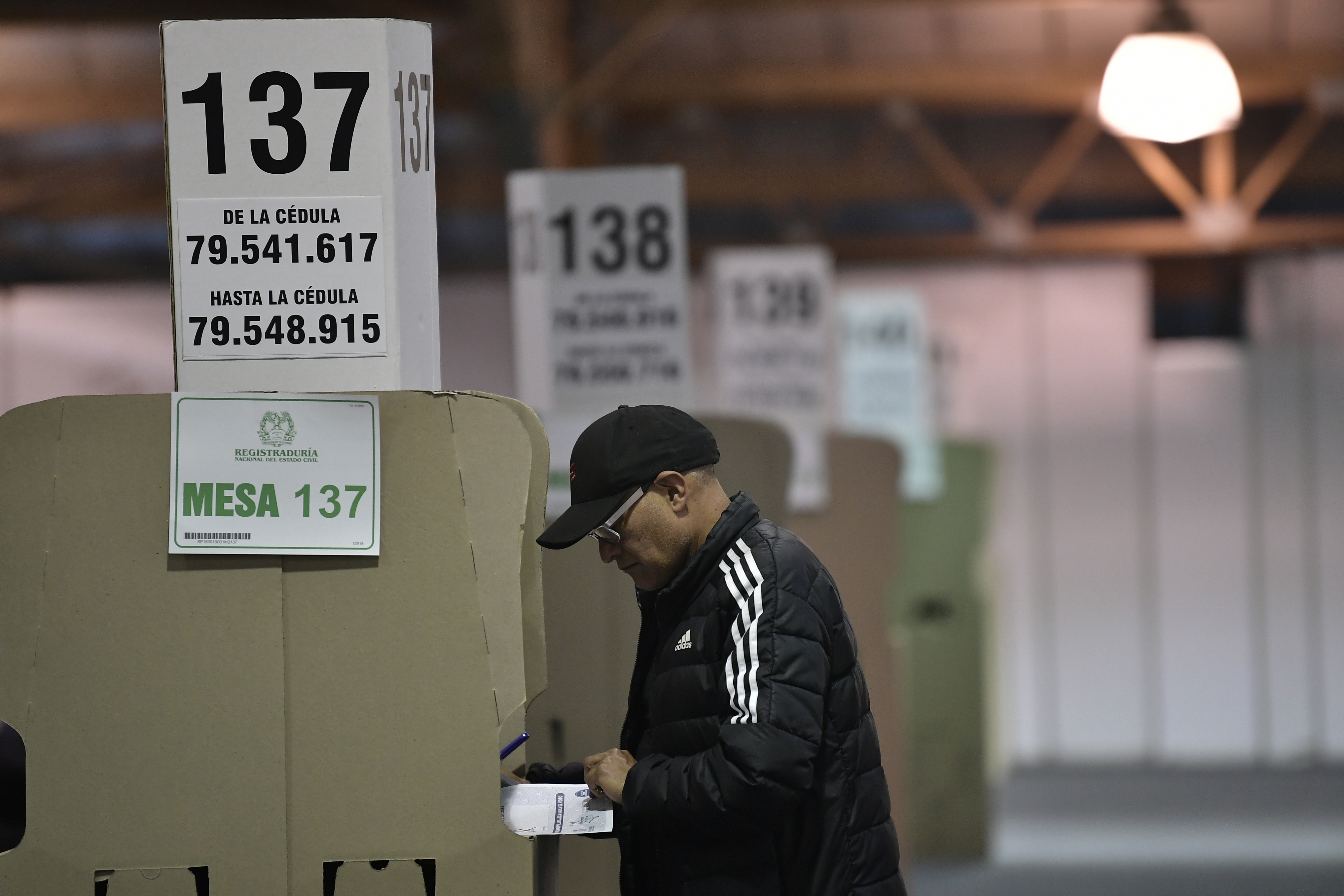 Votaciones y cierre de jornada electoral en Corferias