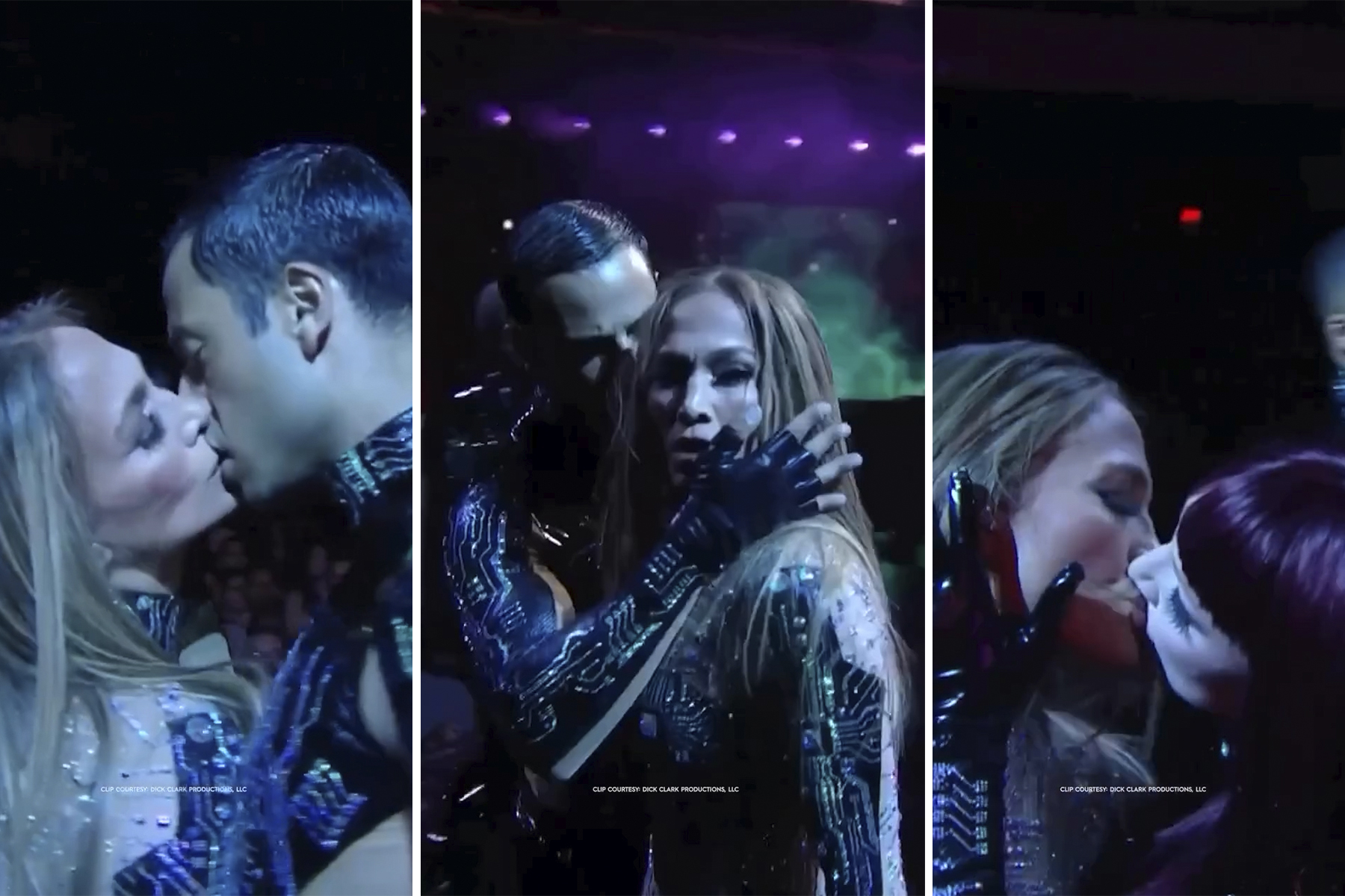 ¿Por qué J Lo se besó con una mujer y un hombre en los American Music Awards 2025?