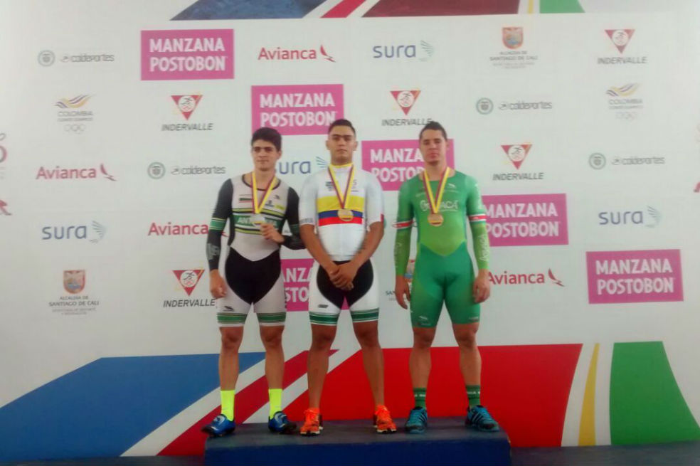 Fabián Puerta ganó el oro en la prueba del kilómetro. / Fernando Silva