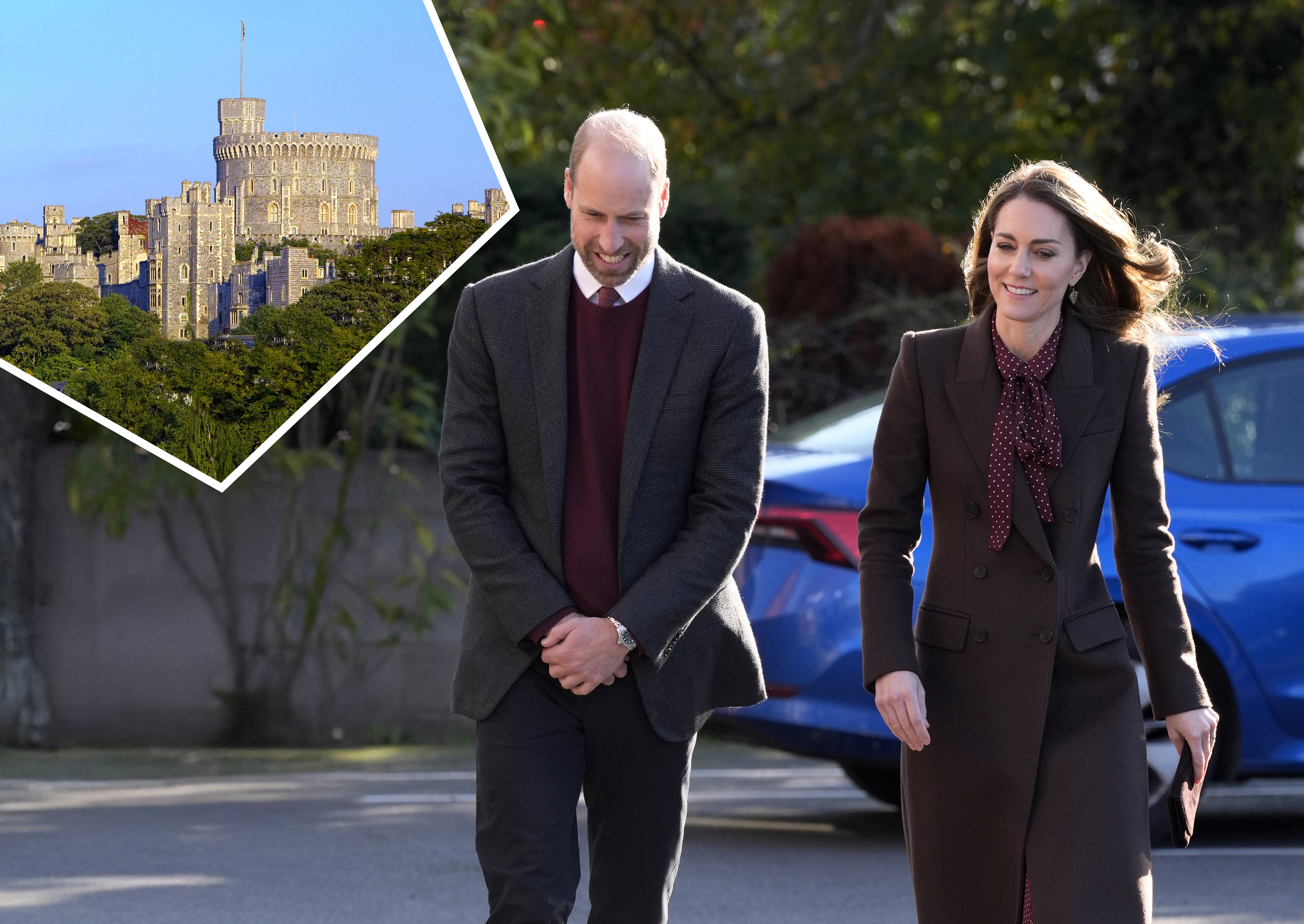 Robaron el Castillo de Windsor. Los Príncipes William y Kate y sus hijos dormían
