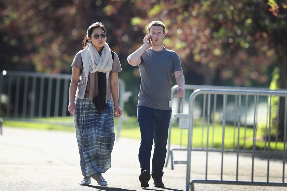 Priscilla Chan y Mark Zuckerberg.