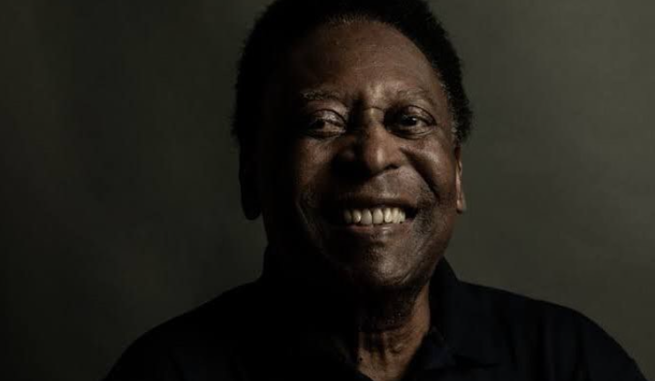 Pelé, considerado el mejor jugador de fútbol de todos los tiempos.