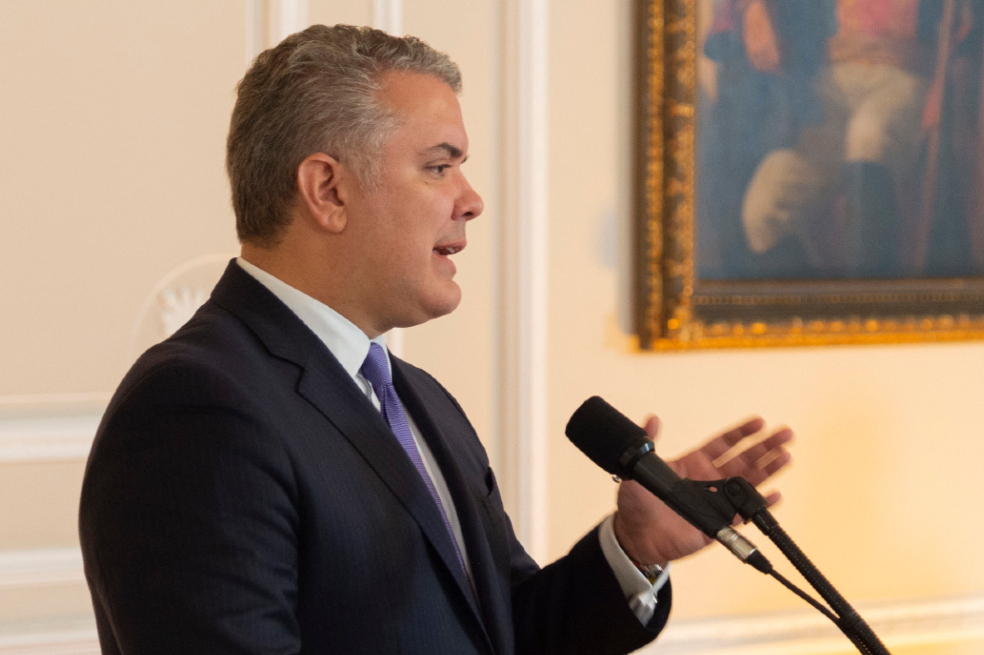 Duque propone condonación de deudas a países que cumplan metas climáticas