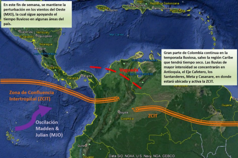 Pronóstico del clima para este fin de semana