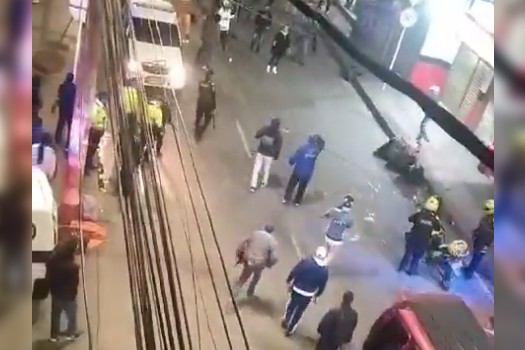 Dos heridos dejaron violentos choques entre hinchadas de Nacional y Millonarios