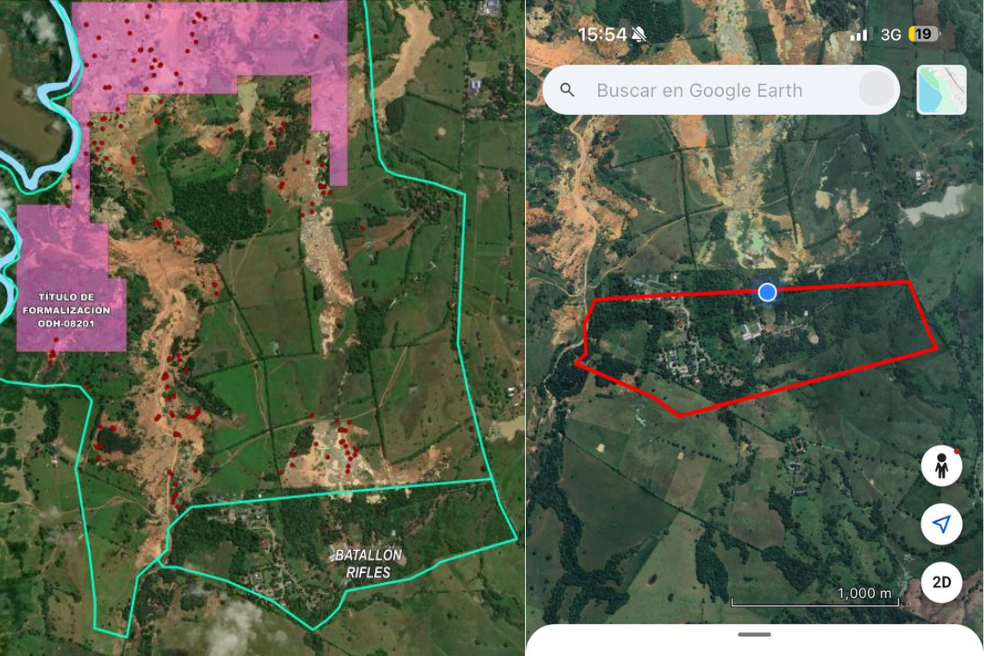 Disputa por linderos de base militar en Antioquia pone en duda invasión de mina ilegal