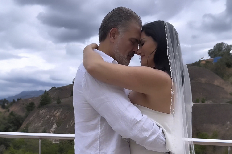 Así fue la boda de Marcelo Dos Santos y la presentadora, Beatriz Helena Álvarez