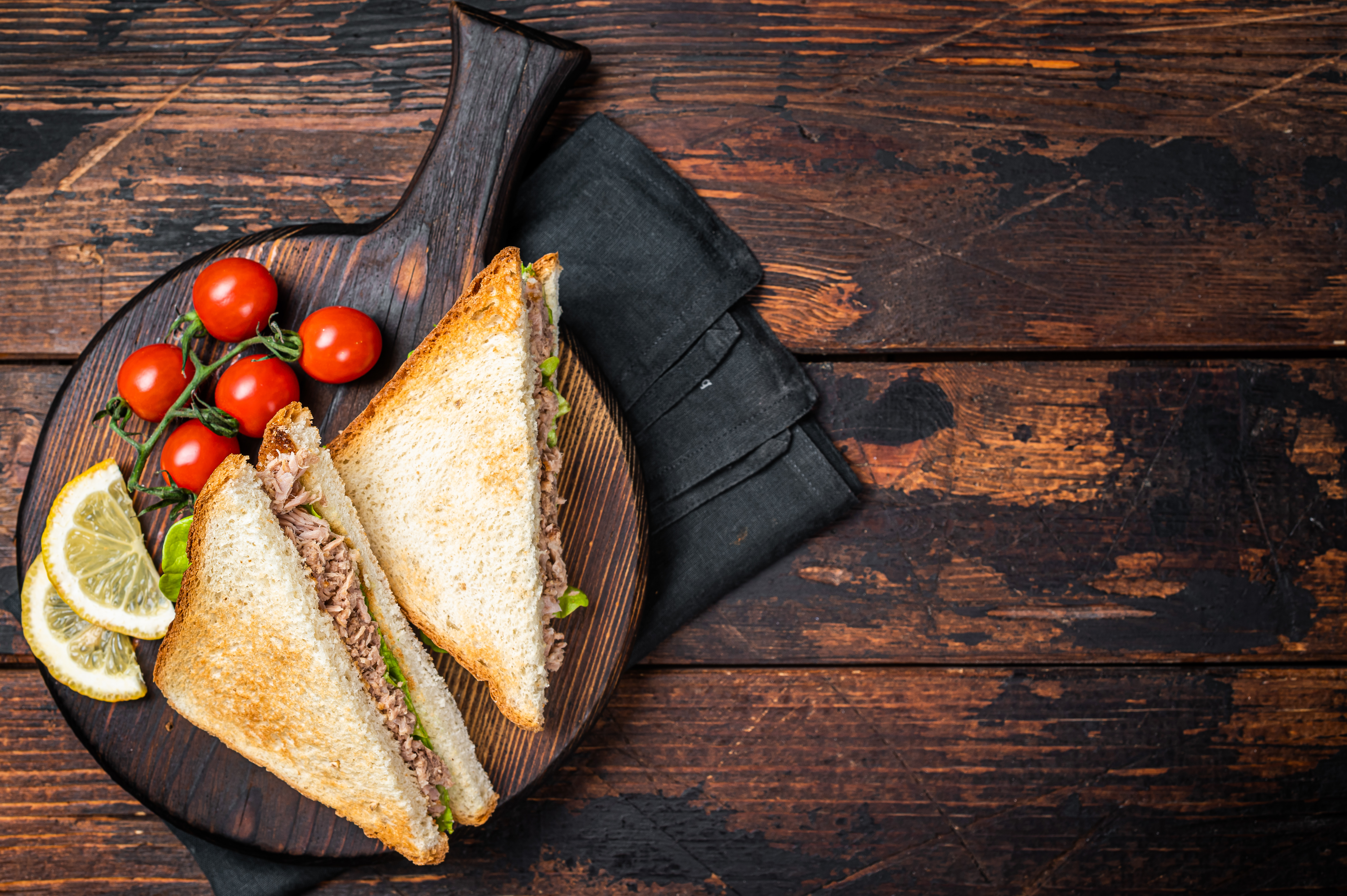 Receta: sándwich de papa y atún