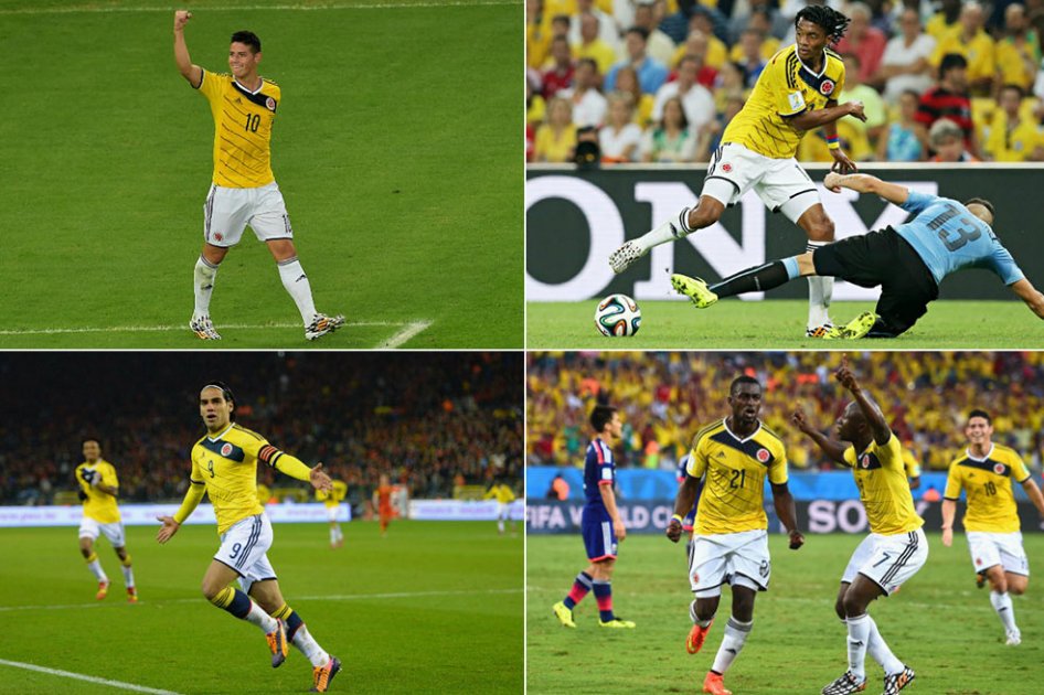 Cuatro colombianos dentro de los mejores futbolistas de 2014