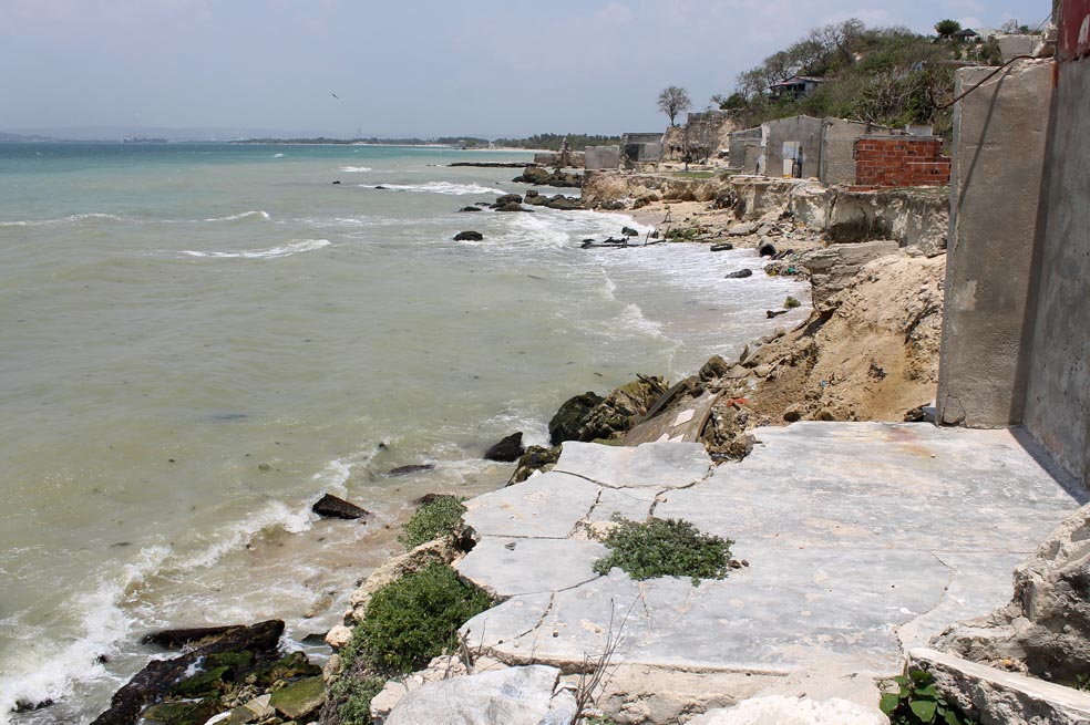 La isla que se cae a pedazos