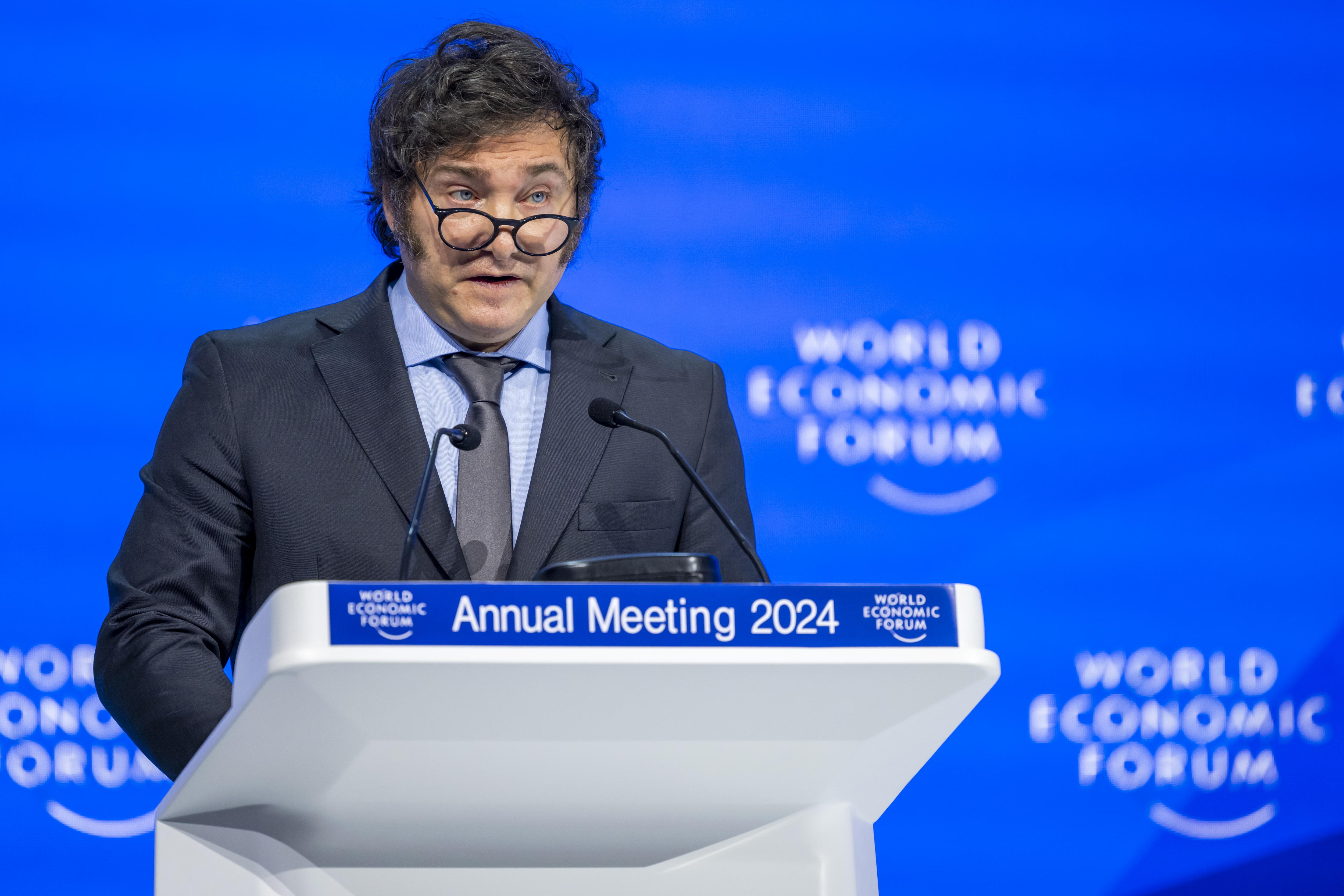“Occidente está en peligro”: los provocativos comentarios de Milei en Davos