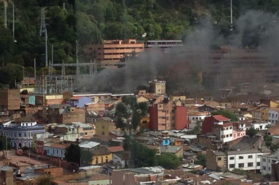 Explosión en subestación eléctrica en el centro de Bogotá