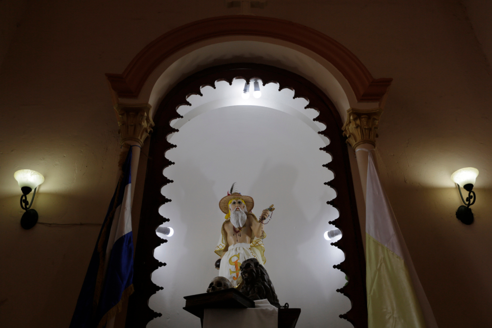 ¿San Jerónimo, patrono de Masaya, se declara en huelga en Nicaragua?