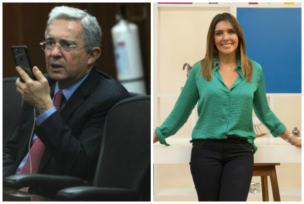 Uribe arremete en Twitter contra presentadora de Día a Día