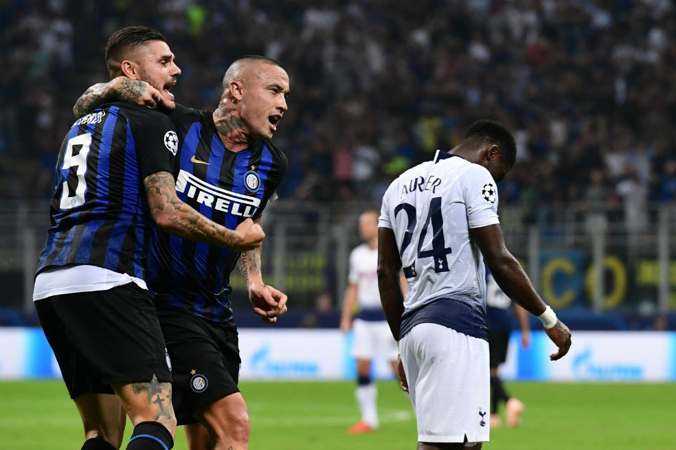 Inter regresó a la Champions con un triunfo agónico sobre Tottenham