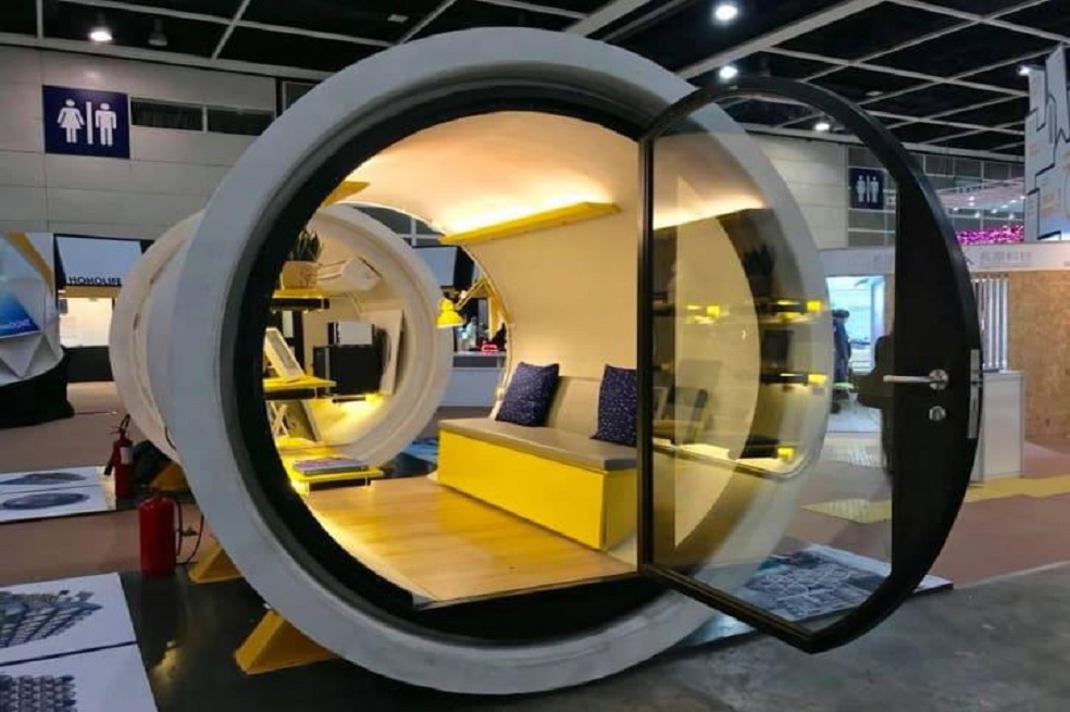 Por alto precio de viviendas en Hong Kong, crean casas dentro de tuberías
