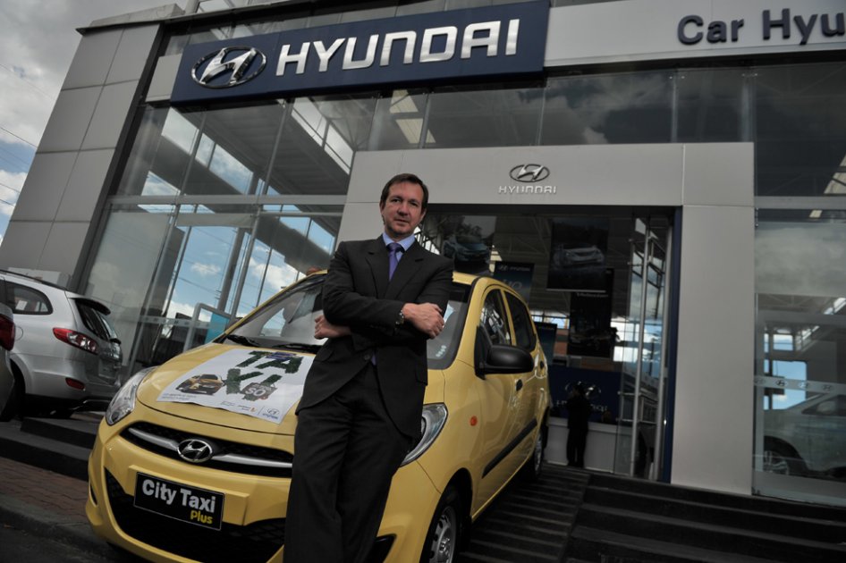 Santiago Gómez, vicepresidente comercial de Hyundai Colombia. / Andrés Torres