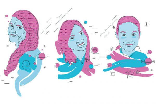 Tres astrónomas colombianas que la están rompiendo