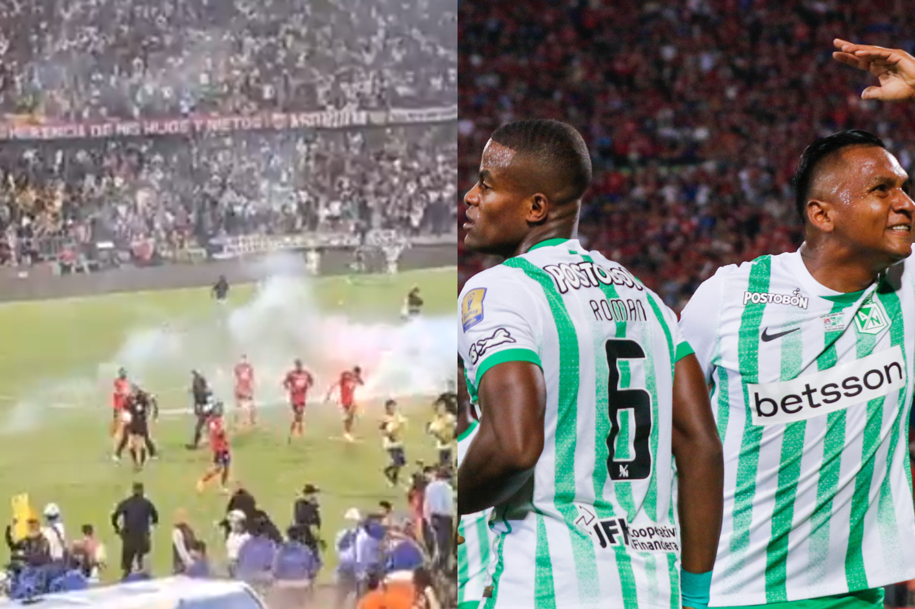 Violencia entre los hinchas empañó el título de Nacional en la Copa BetPlay: ¿qué pasó?