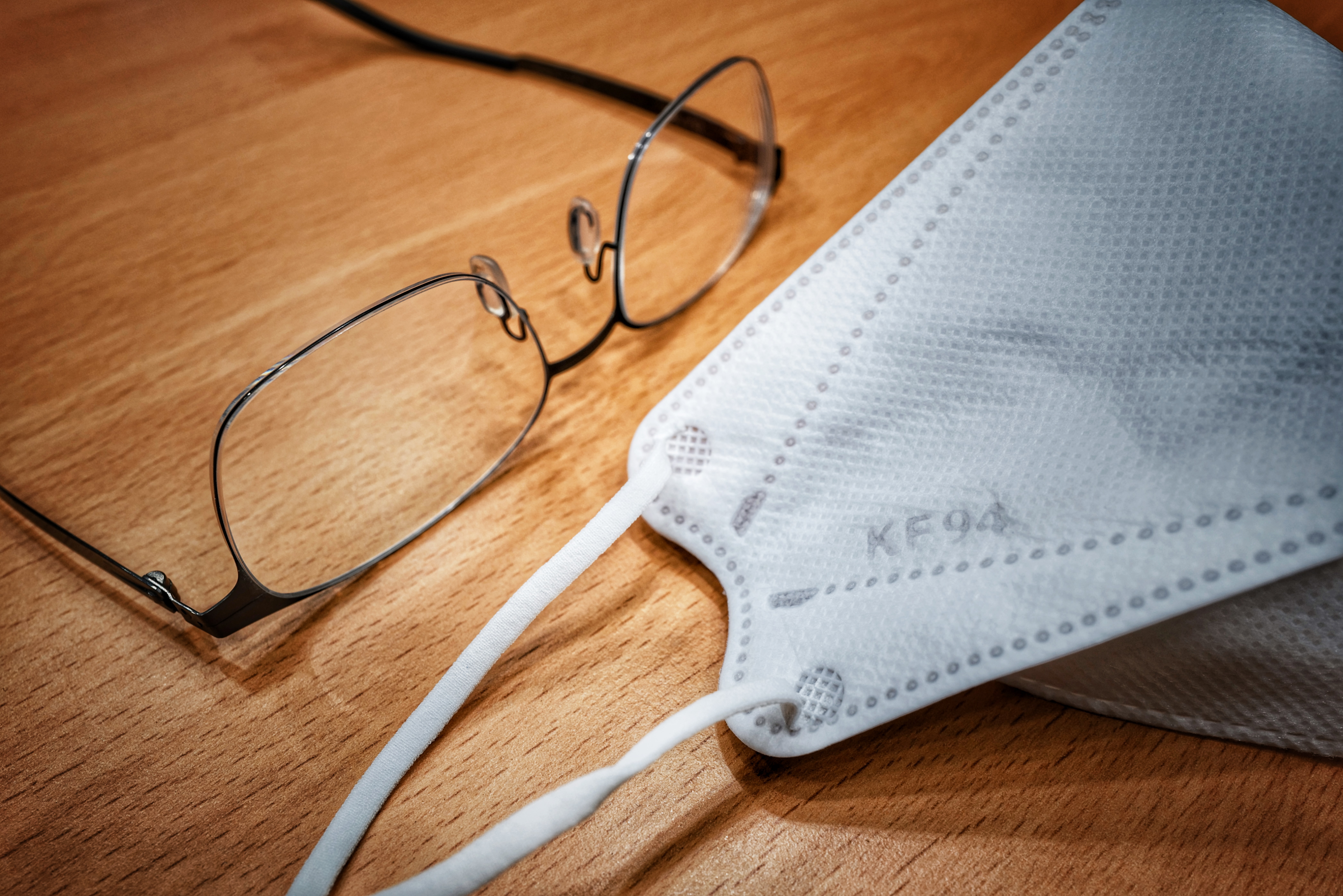 Gafas y mascarilla