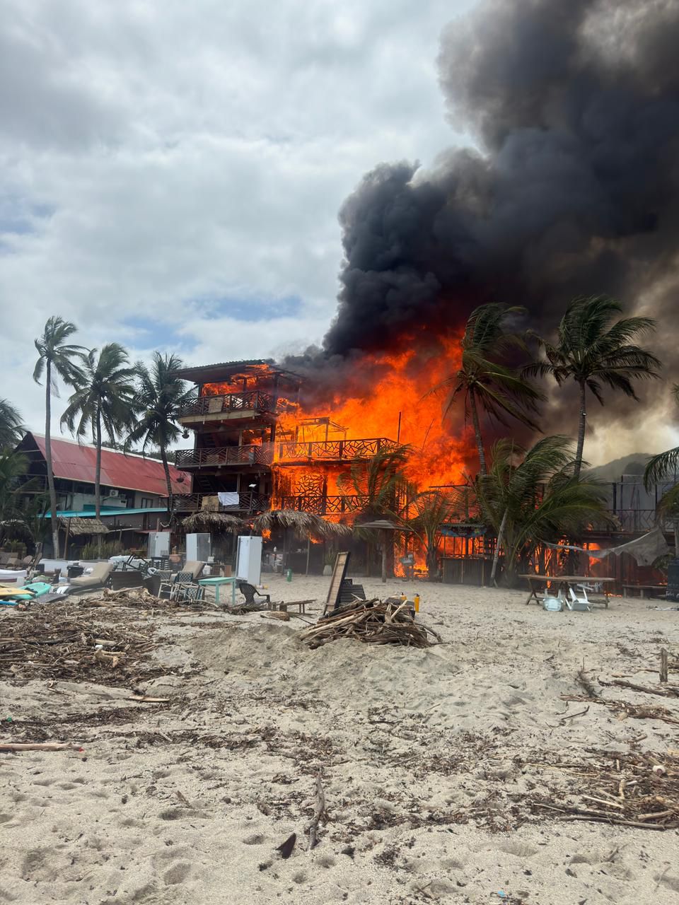 Incendio Santa Marta