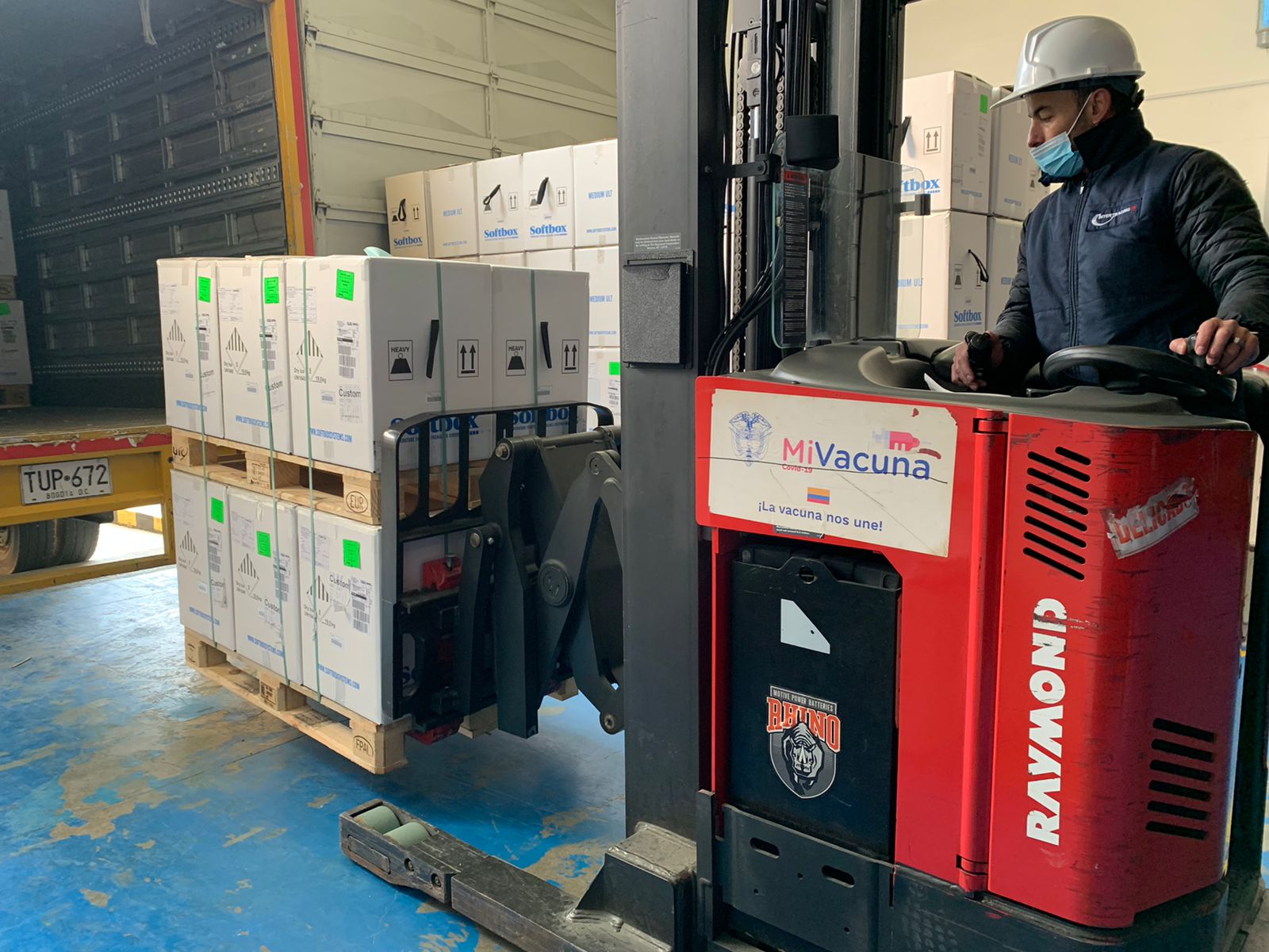 Colombia recibió 2,3 millones de vacunas donadas por Alemania