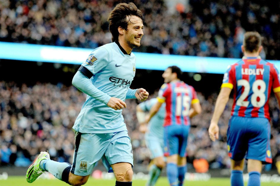 Con doblete de David Silva, el City alcanza al Chelsea en la cima