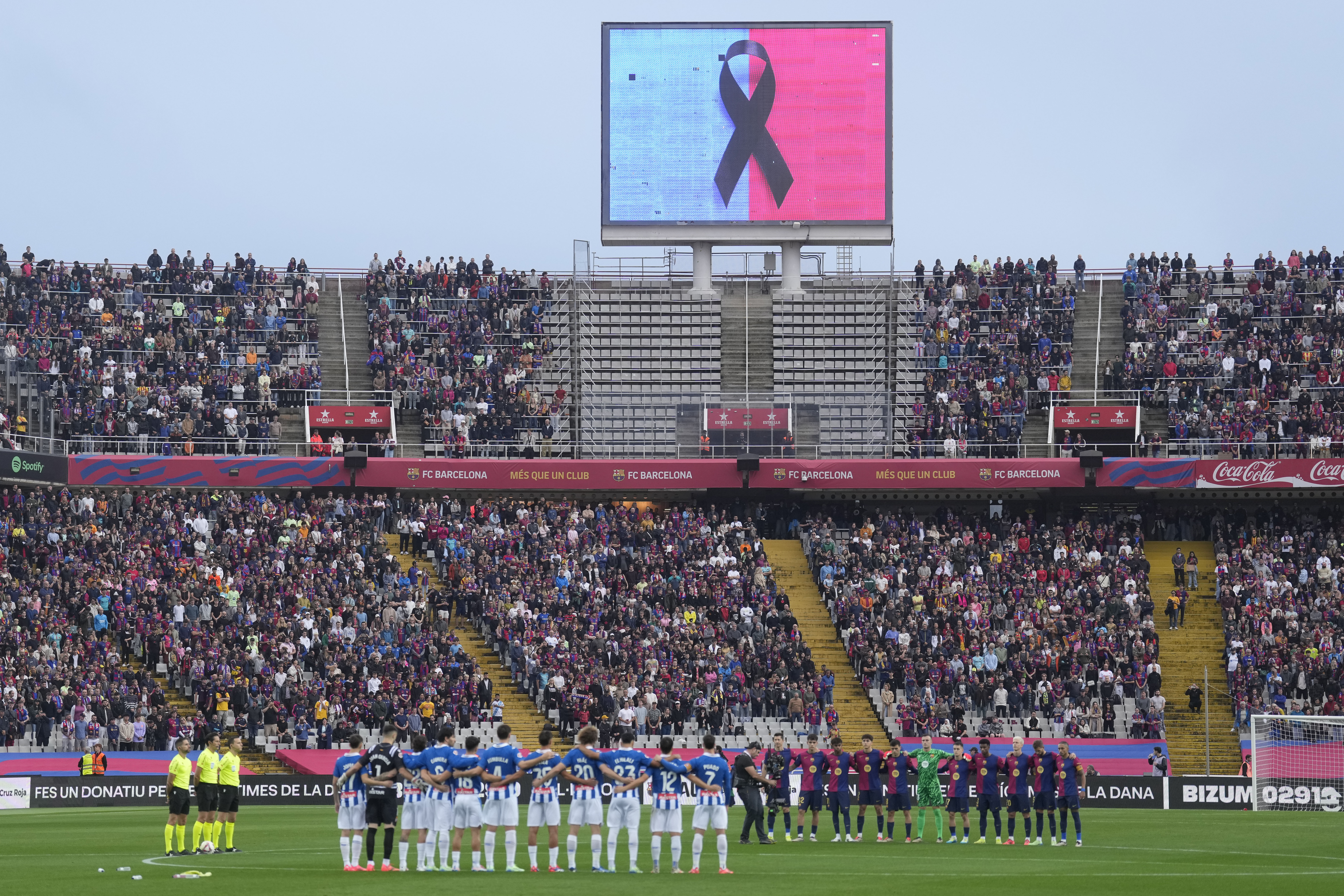 La UEFA anunció un minuto de silencio por víctimas de la DANA en Valencia