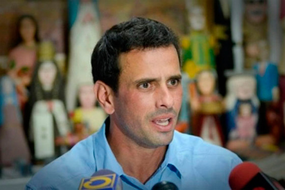 Capriles adelanta denuncia sobre «connotado personaje del oficialismo»