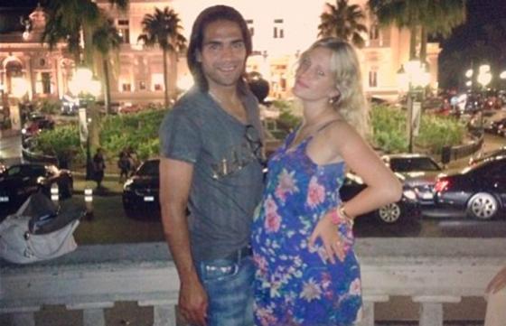Nació la hija de Falcao, Dominique García