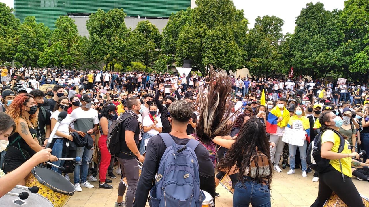 Marchas en Medellín: la gran mayoría transcurrieron en calma