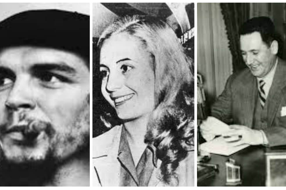 La venganza contra los cadáveres a través de los de Perón, Evita y el Che
