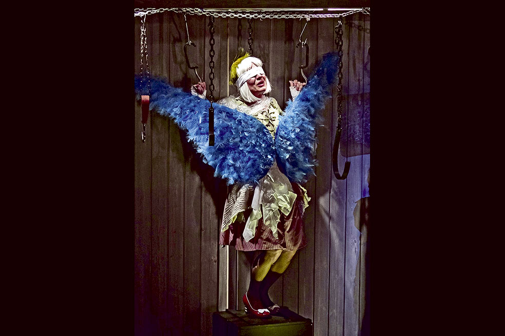 l núcleo de “La vida crónica”, del Odin Teatret, es la problemática creciente de los inmigrantes en Europa. /Cortesía Teatro Mayor
