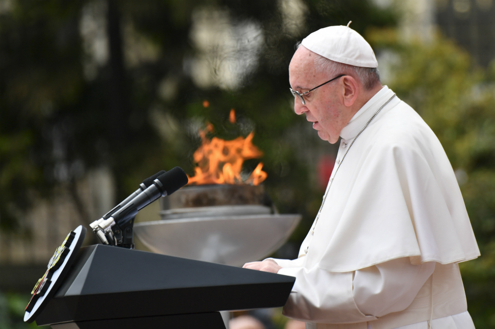 Este fue el primer discurso del papa Francisco en Colombia