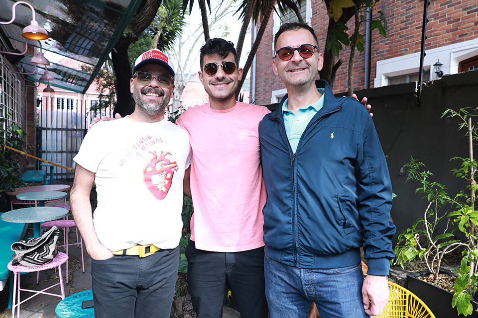 Carlos Vargas, Sergio Martínez y Gabriel Ortiz
