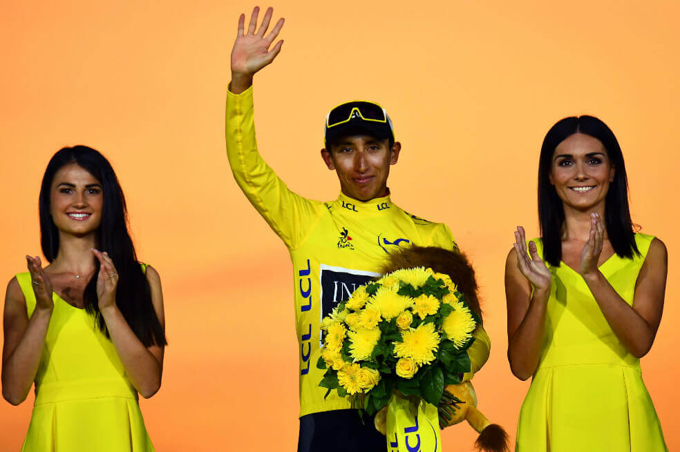 Egan es el ganador más joven del Tour de Francia en 110 años.  / AFP